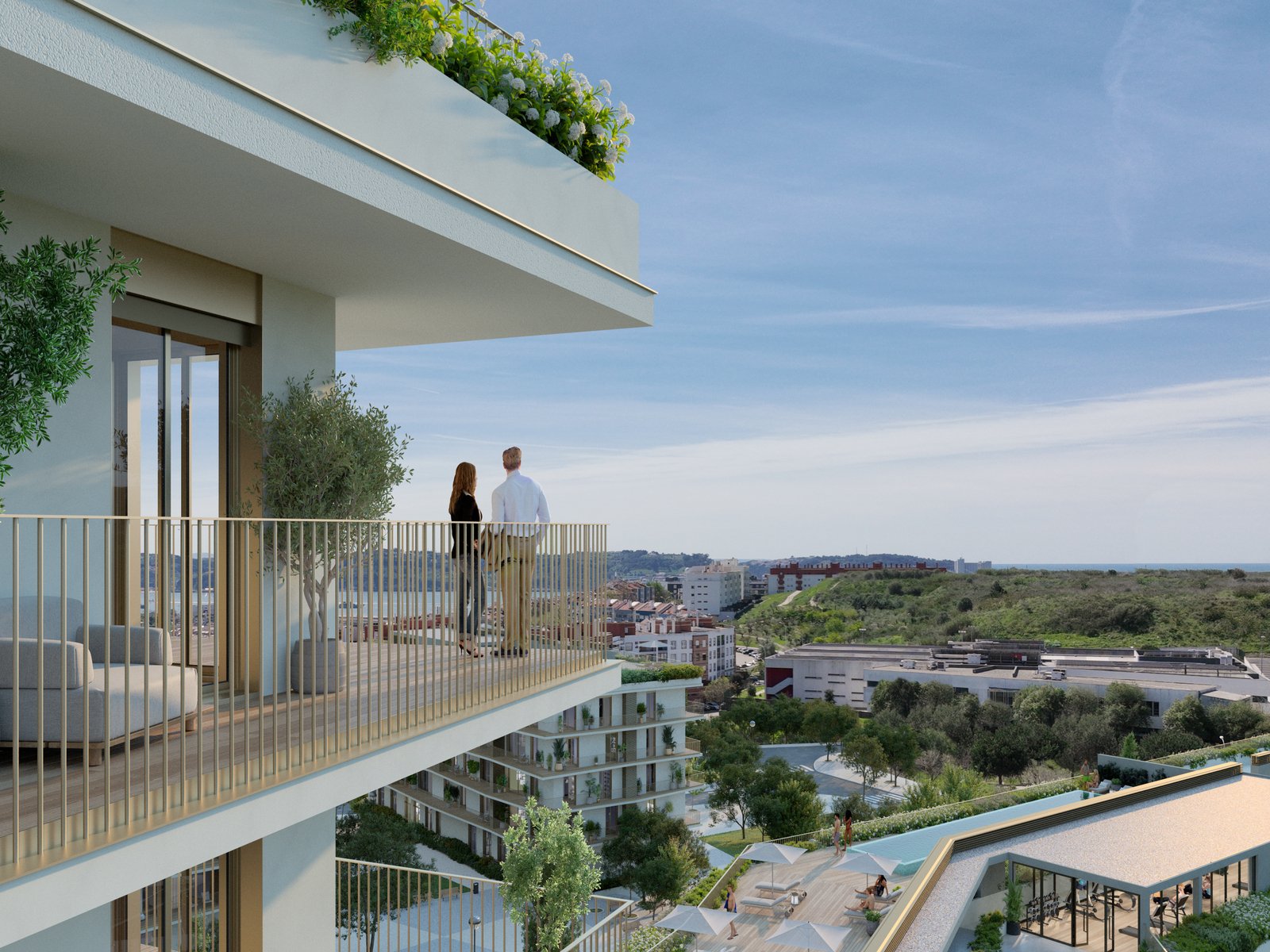 2 bedroom apartment with balcony in new development in Miraflores