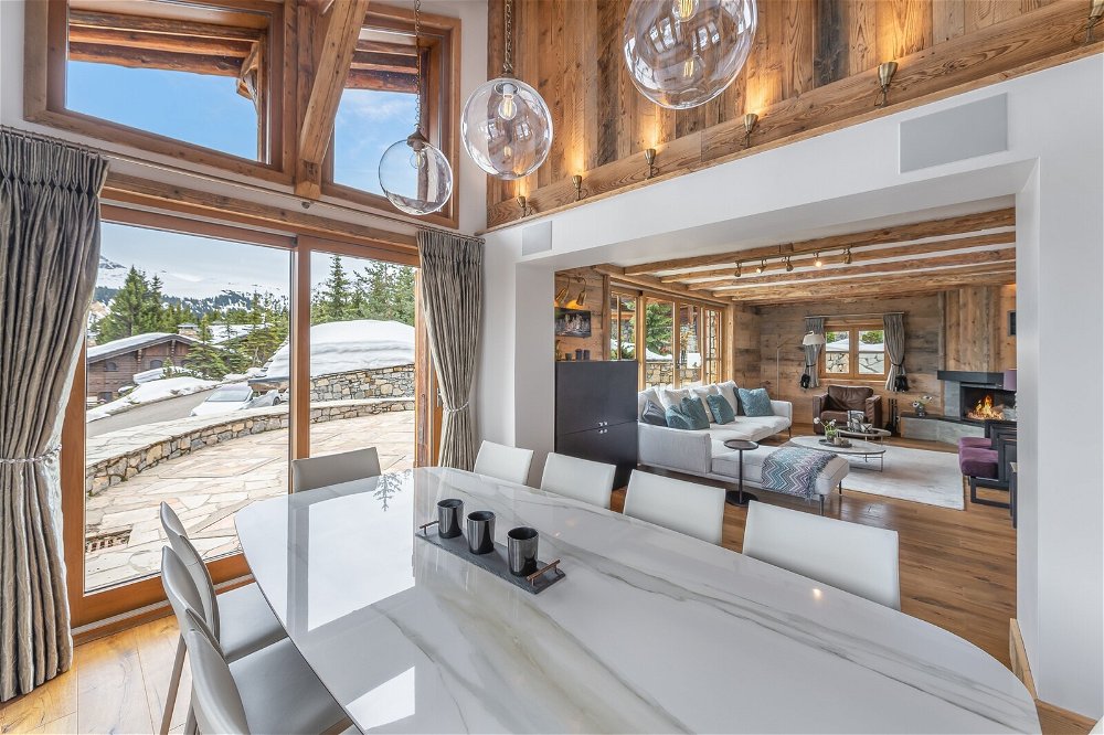 Splendid luxury chalet in Courchevel: 5 bedrooms, spa, panoramic view 1119614792