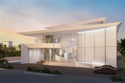 Luxury beachfront villa: a seashell-inspired mansion in Dubai 1271696062