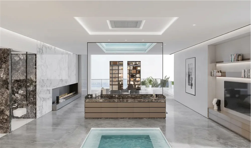 Luxury beachfront villa: a seashell-inspired mansion in Dubai 1271696062