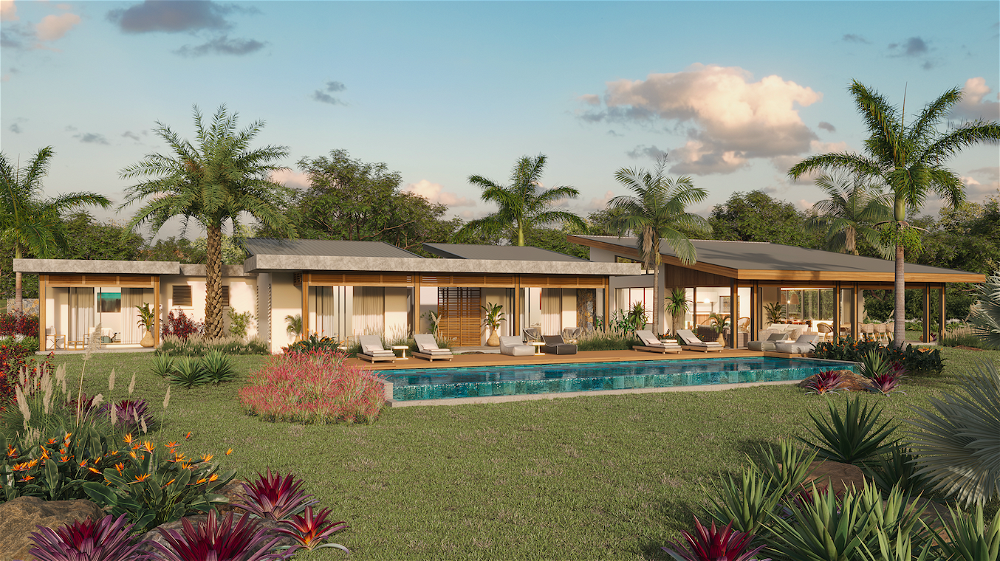 For sale, villa category C in the heart of the nature of Tamarin in a private resort 1922006734