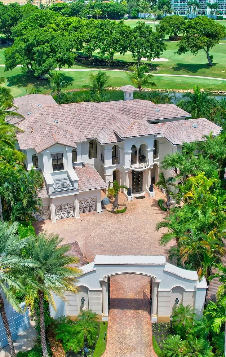 For sale: spectacular gated mansion at Mizner Lake Estates, lakefront and golf course views 859489528