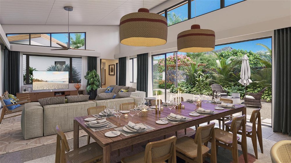 For sale, prestigious villa in a new eco-responsible resort in Tamarin, Mauritius 1387544070