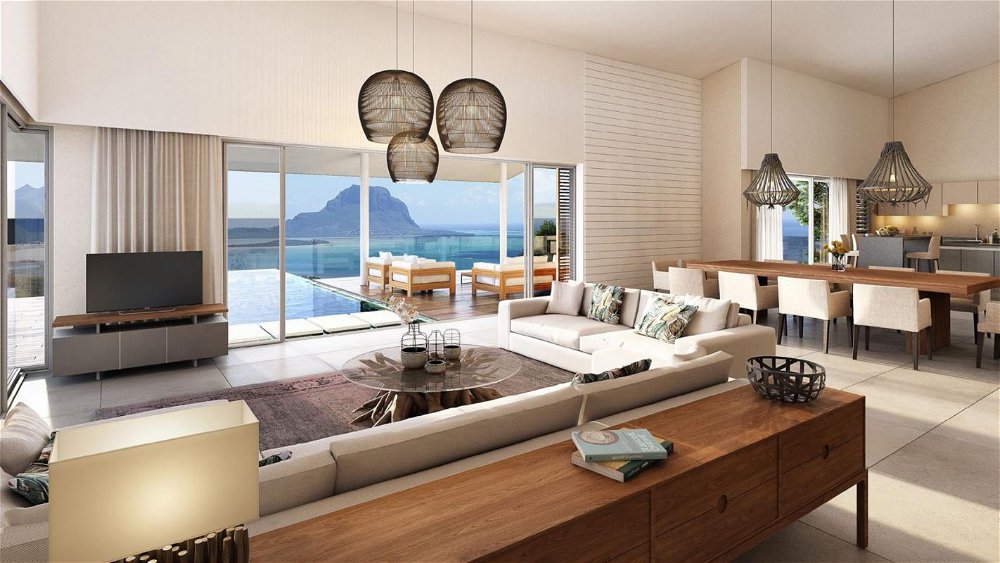 Prestigious villa for sale in Rivière Noire, Mauritius, with exceptional view of the sea and Le Morn 3113297258