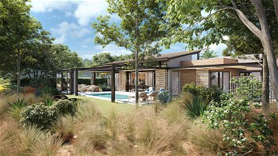 Luxury bioclimatic villa for sale within a golf estate in Black River, Mauritius 226012654