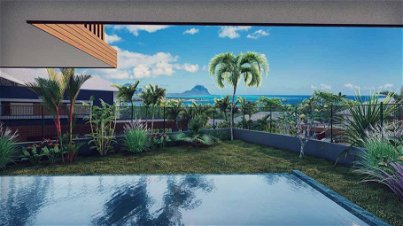 Luxury villa with sea and Morne views for sale in a prestigious secure domain in Rivière Noire, Maur 3640513297