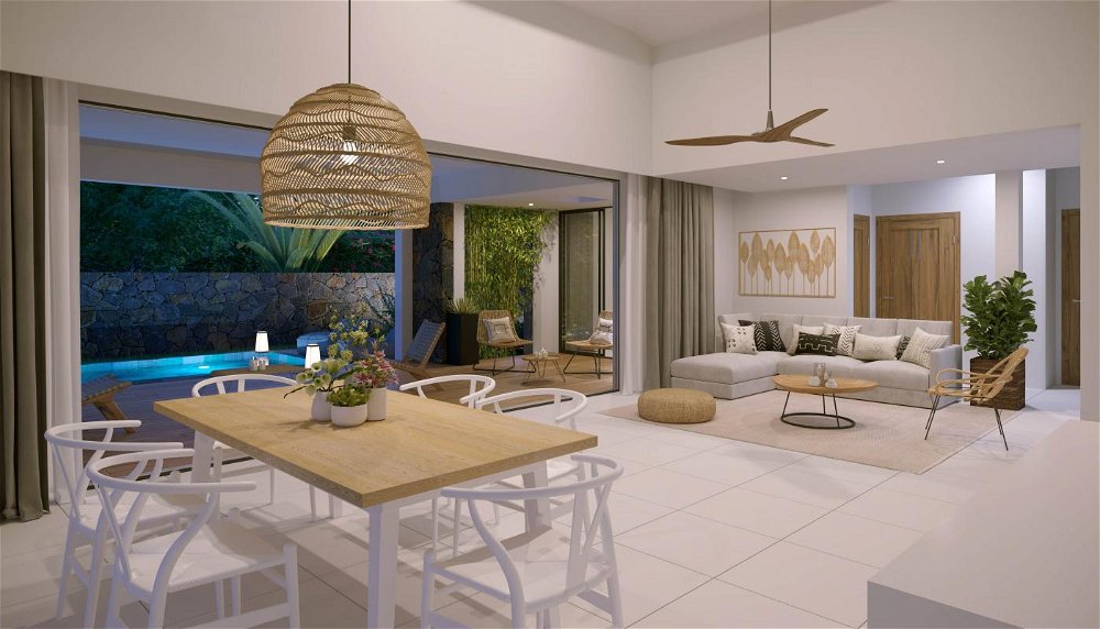 Beautiful 3 bedroom villa for sale in a residence surrounded by nature in Rivière Noire, Mauritius 3667389708