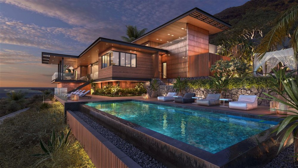 Luxury villa with 180 degree sea view for sale in Black River, Mauritius 1565186395