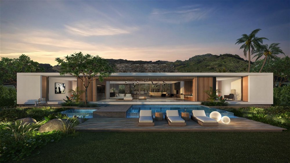 Prestigious villa with panoramic sea views for sale in a golf estate in Bel Ombre, Mauritius 3197668790